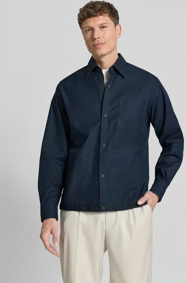 Boss Orange regular fit overshirt van katoenmix model 'LOBEL_M' - Foto 3