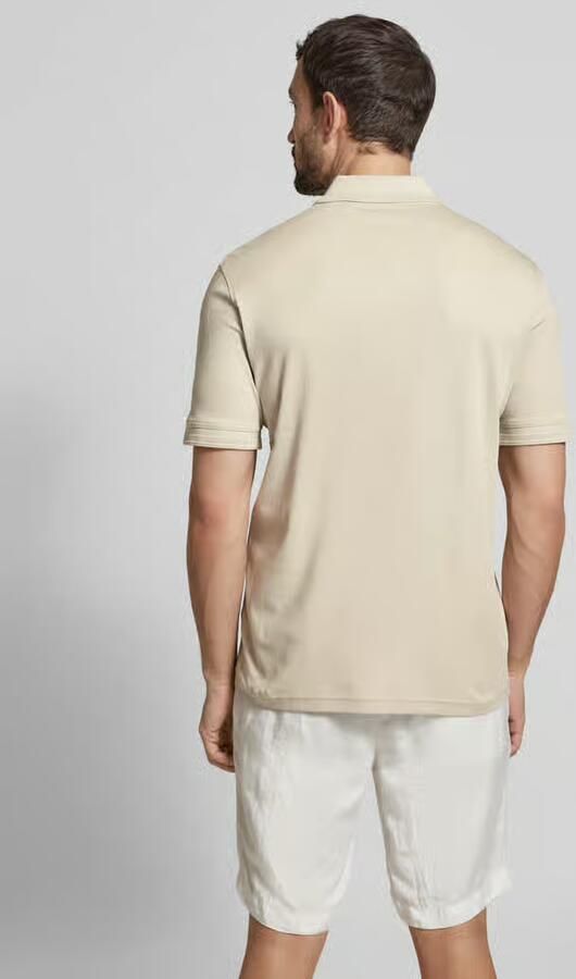 Boss Orange Regular fit poloshirt met labelstitching model 'Interlock' - Foto 9
