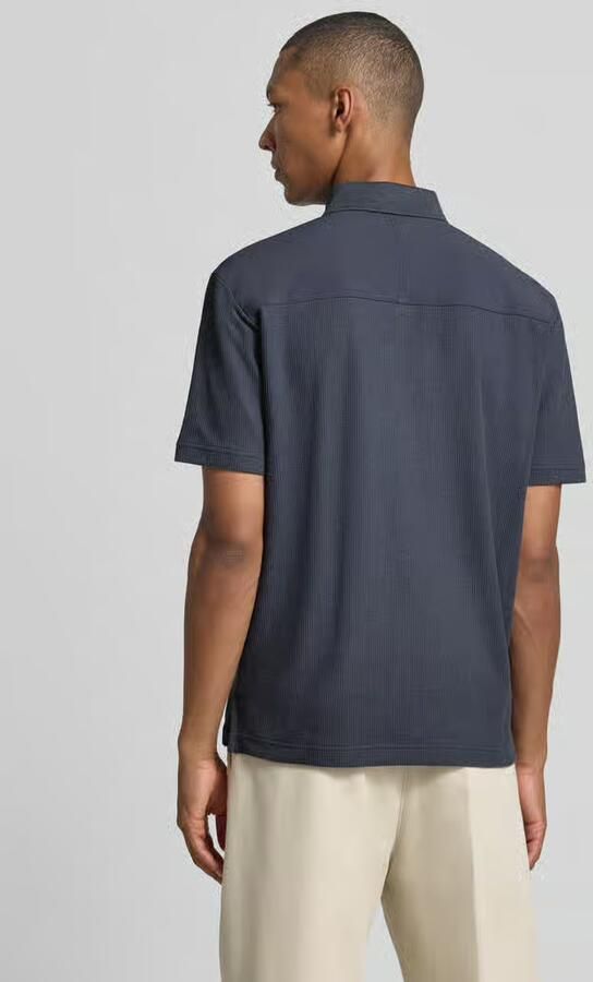 Boss Orange Regular fit poloshirt van 100% katoen model 'Pe_RibNylon'