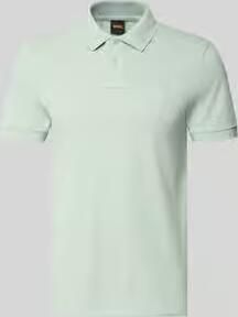 Boss Orange Stijlvolle Mint Polo met Slim Fit en Korte Mouwen Green Heren - Foto 12