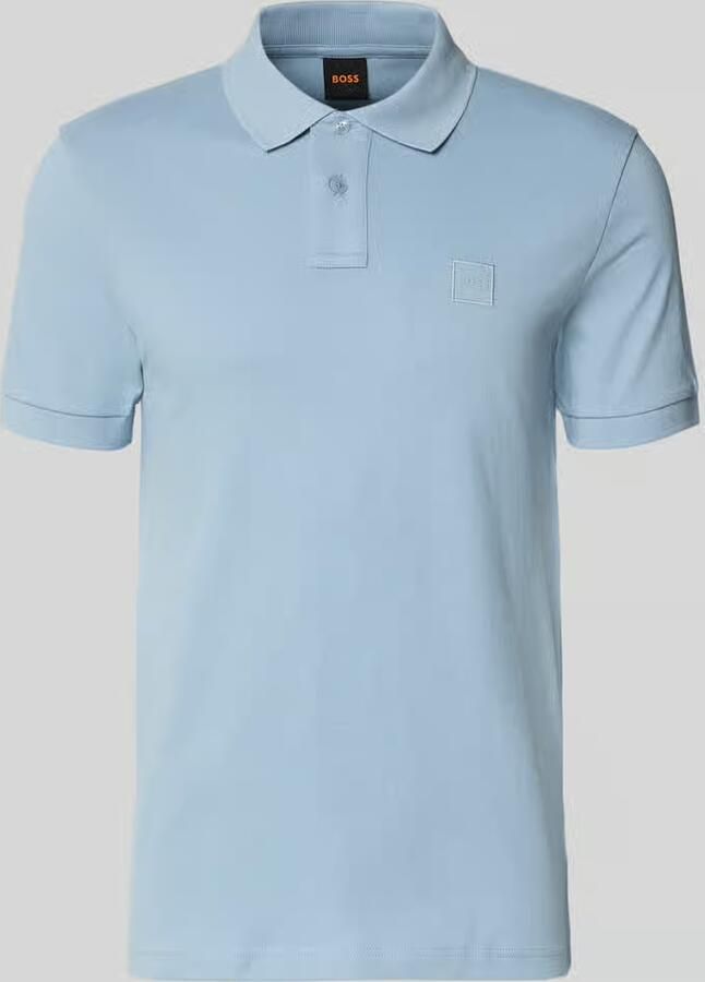 Boss Orange Regular fit Poloshirt van Katoenmix Model 'PASSENGER' - Foto 11