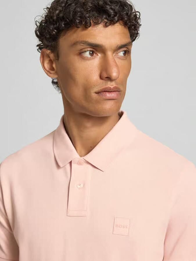 Boss Orange Regular fit Poloshirt van Katoenmix Model 'PASSENGER' - Foto 9
