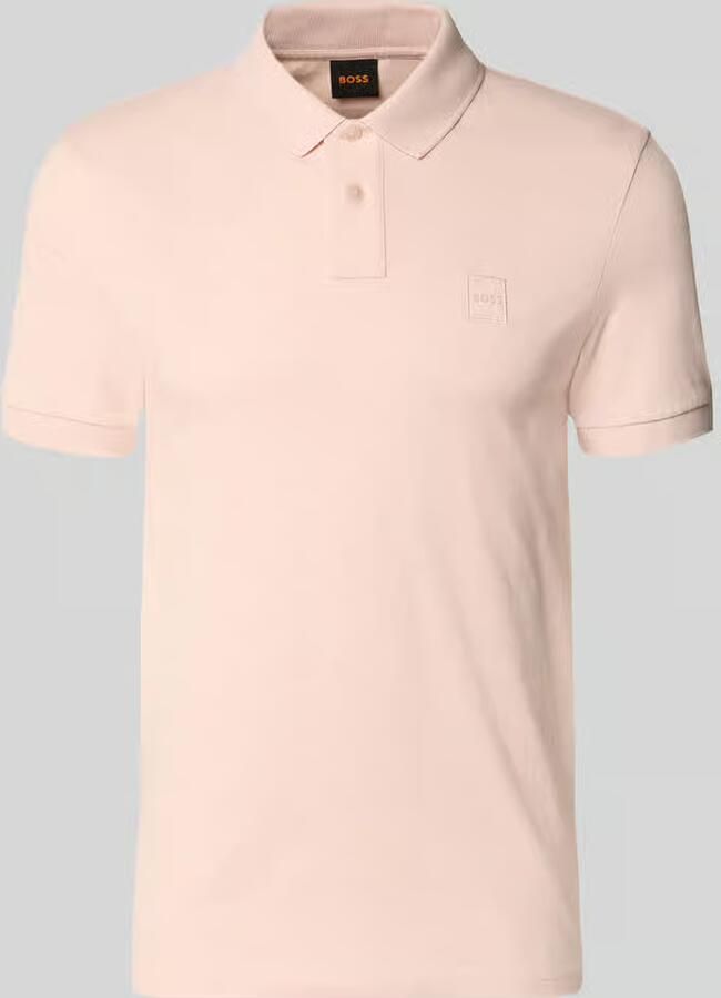 Boss Orange Regular fit Poloshirt van Katoenmix Model 'PASSENGER' - Foto 10
