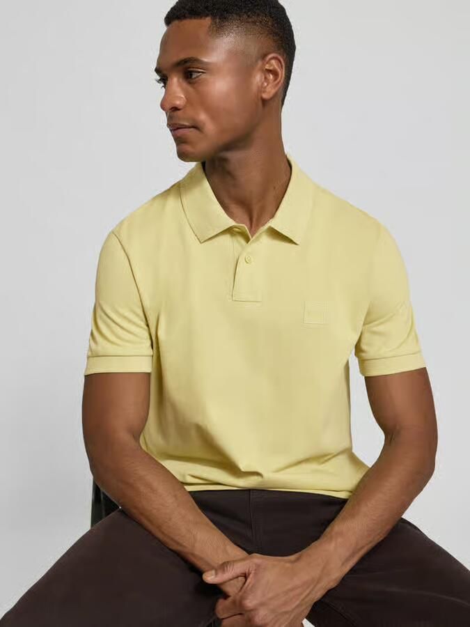 Boss Orange Regular fit Poloshirt van Katoenmix Model 'PASSENGER'