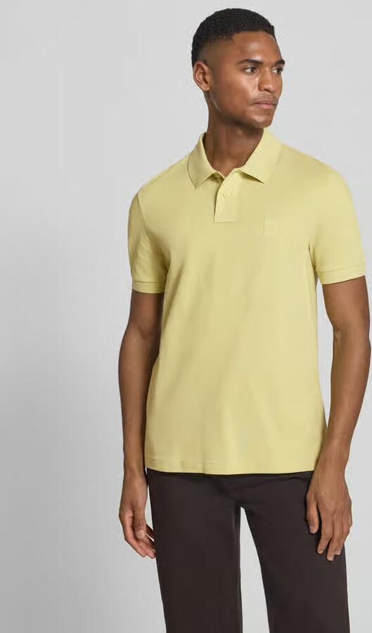 Boss Orange Regular fit Poloshirt van Katoenmix Model 'PASSENGER' - Foto 4