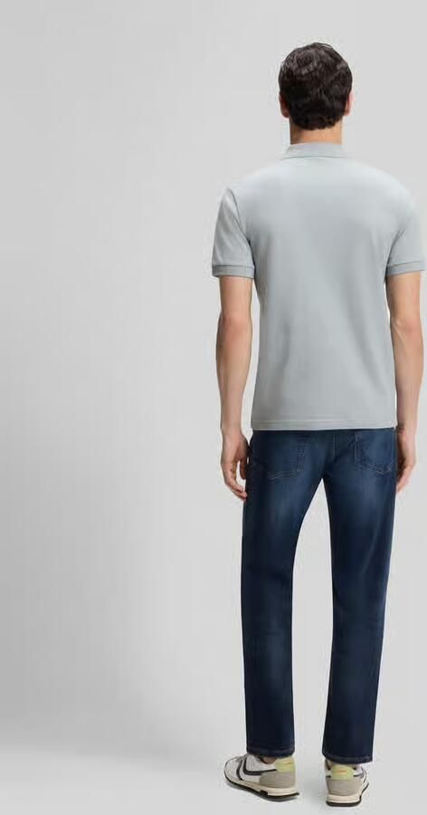 Boss Orange Regular fit poloshirt van katoenmix model 'Passenger' - Foto 3