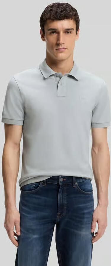 Boss Orange Regular fit poloshirt van katoenmix model 'Passenger' - Foto 4