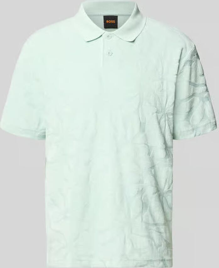 Boss Orange regular fit poloshirt van katoenmix model 'PE_FLOWER' - Foto 2