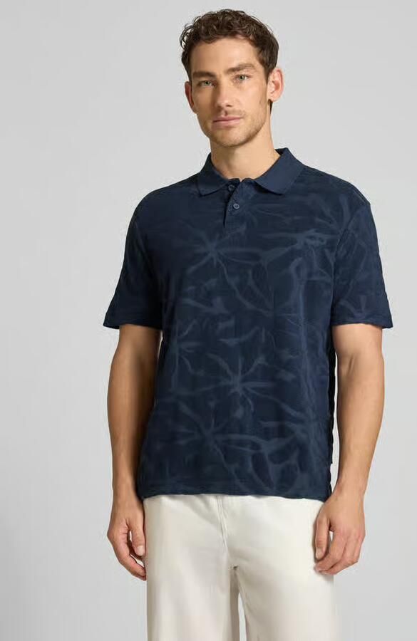 Boss Orange regular fit poloshirt van katoenmix model 'PE_FLOWER' - Foto 3
