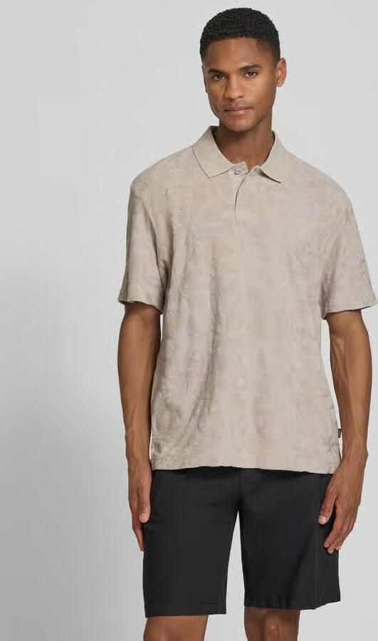 Boss Orange regular fit poloshirt van katoenmix model 'PE_FLOWER' - Foto 4