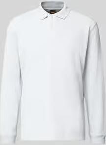 Boss Orange Regular fit poloshirt van katoenmix model 'PETEMPESTOLONG'