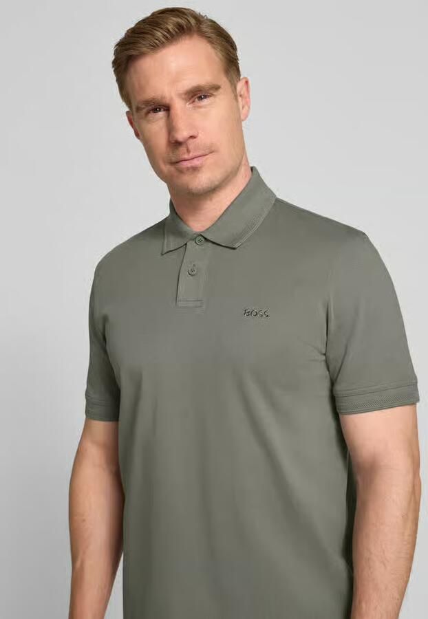 Boss Orange regular fit poloshirt van puur katoen model 'INTERLOCK' - Foto 2