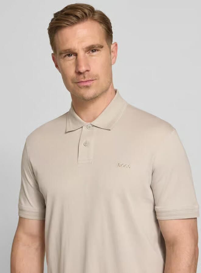 Boss Orange regular fit poloshirt van puur katoen model 'INTERLOCK' - Foto 3