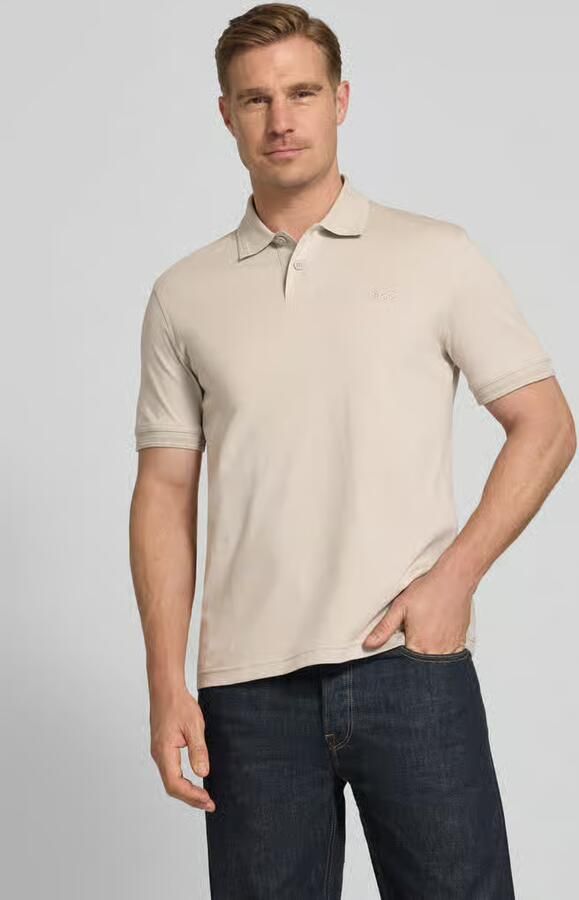 Boss Orange regular fit poloshirt van puur katoen model 'INTERLOCK' - Foto 5