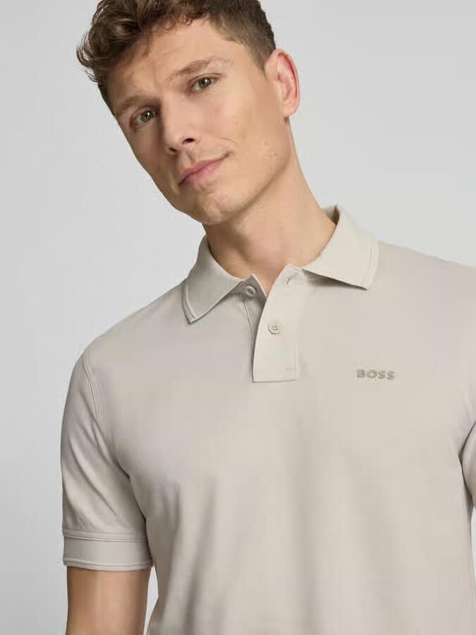 Boss Orange regular fit poloshirt van puur katoen model 'PRIME' - Foto 6
