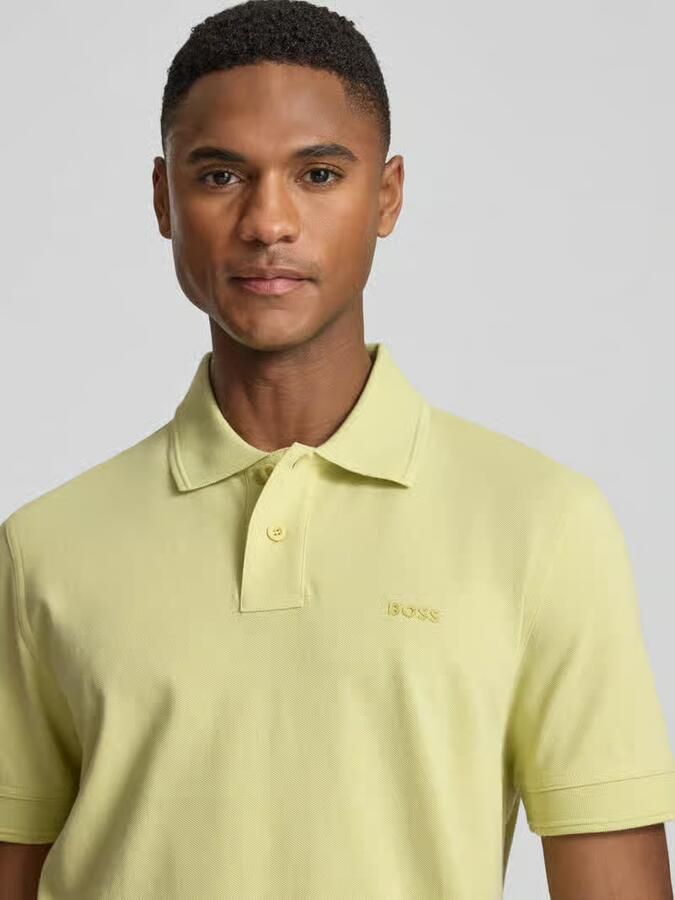 Boss Orange regular fit poloshirt van puur katoen model 'PRIME' - Foto 3