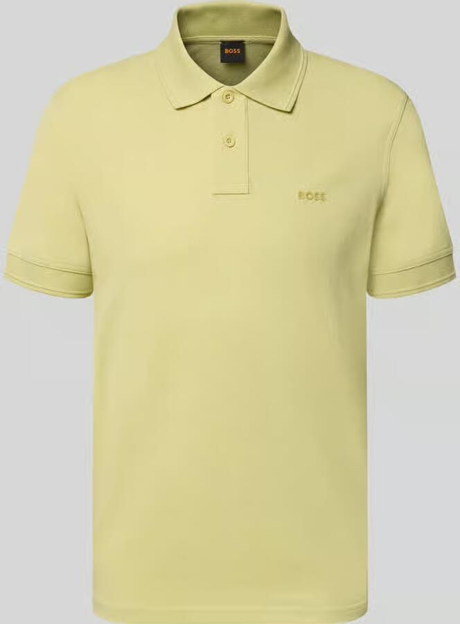 Boss Orange regular fit poloshirt van puur katoen model 'PRIME' - Foto 4