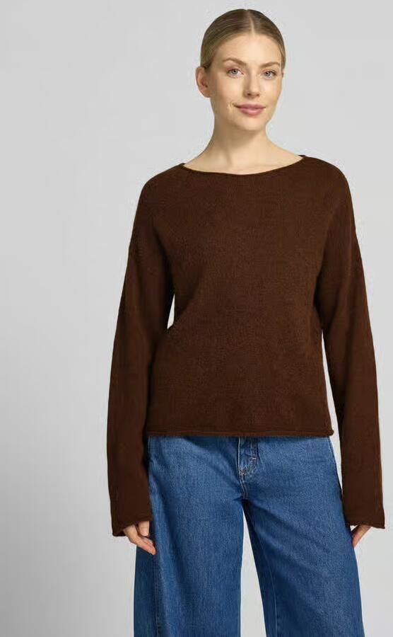 Boss Orange regular fit pullover van alpacamix met wol model 'C_Follettino' - Foto 3