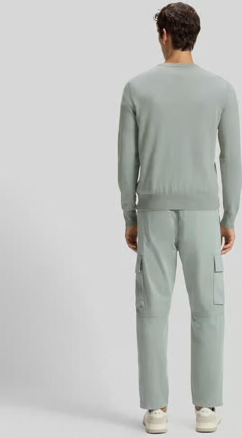 Boss Orange Regular fit pullover van een mix van katoen en kasjmier model 'KANOVANO'