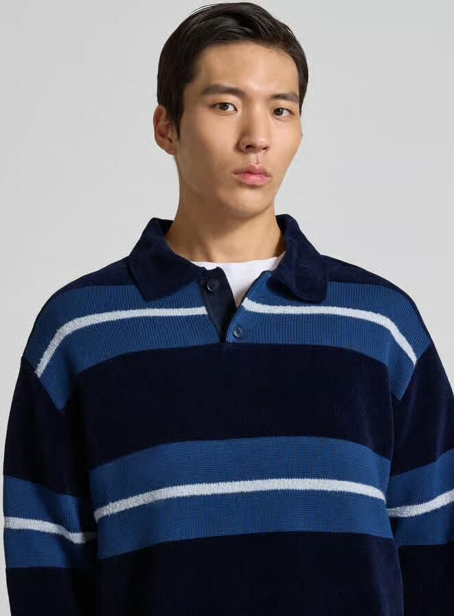 Boss Orange Regular fit pullover van katoenmix model 'AMBURGH' - Foto 2