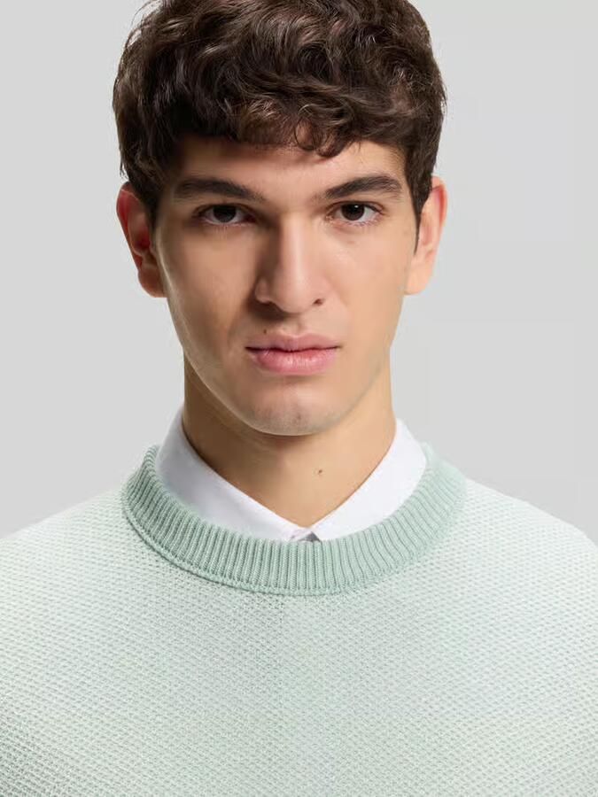 Boss Orange regular fit pullover van katoenmix model 'KANTONIO'