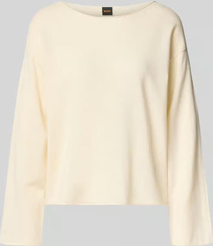 Boss Orange Regular fit pullover van mix van kasjmier en scheerwol model 'C_Faprosa'