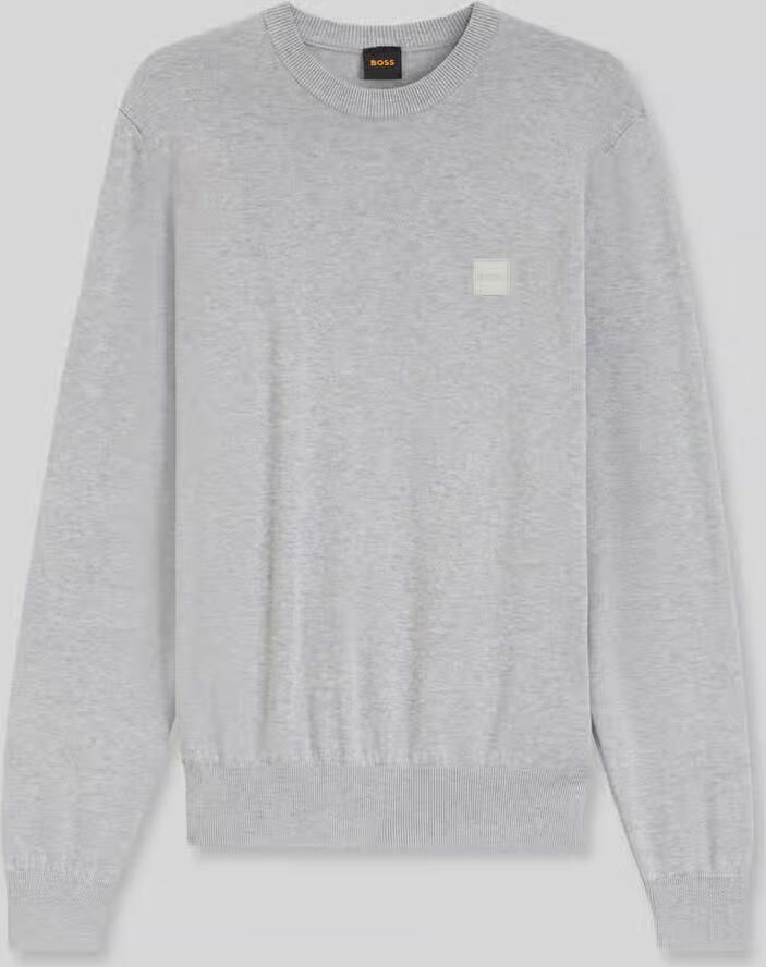 Boss Orange Regular fit pullover van mix van katoen en kasjmier model 'Kanovano'