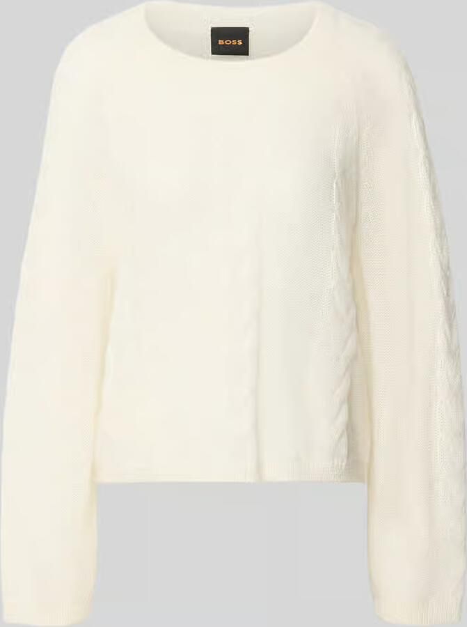 Boss Orange Regular fit pullover van pure katoen model 'C_Fypera'