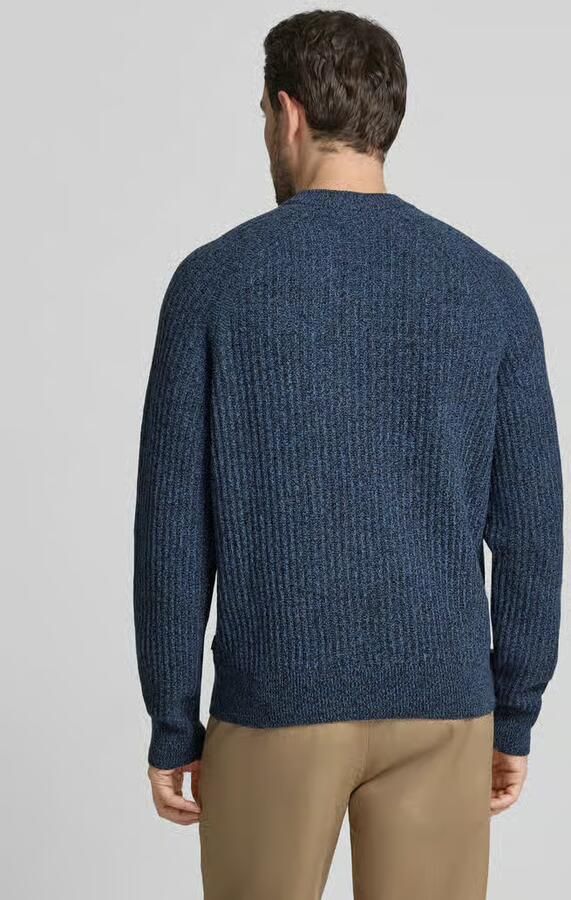 Boss Orange Gebreide trui Klacier Ronde hals Relaxed Fit ribgebreid - Foto 3