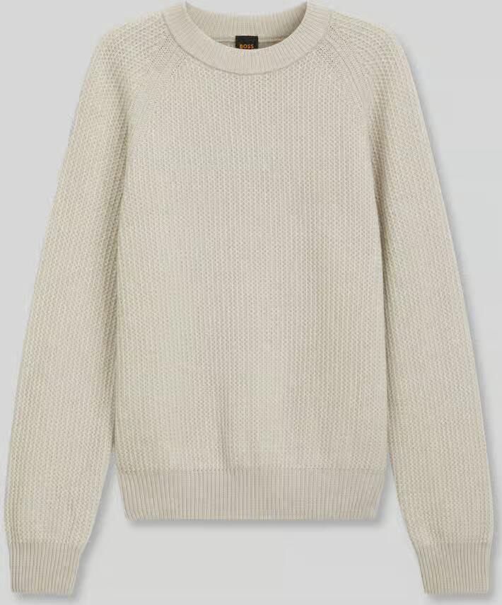 Boss Orange Regular fit pullover van wolmix model 'Kepler' - Foto 2