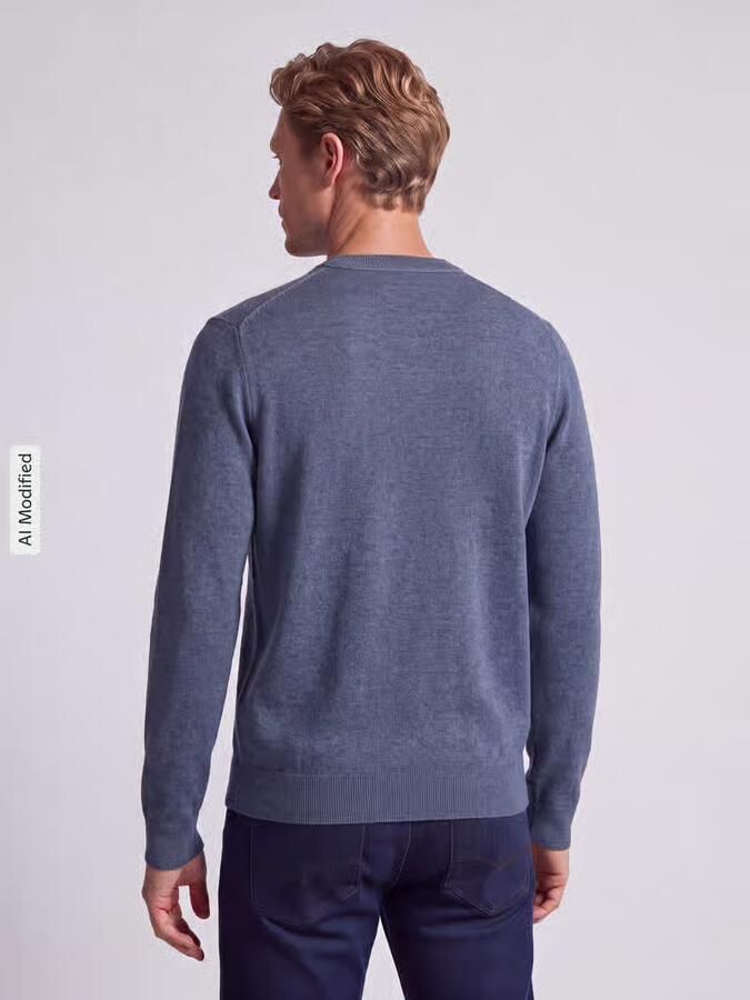 Boss Orange Regular fit pullover van zuivere scheerwol model 'Kestefo' - Foto 2