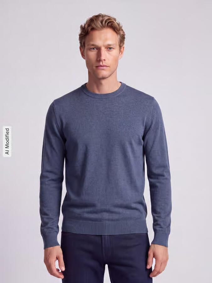 Boss Orange Regular fit pullover van zuivere scheerwol model 'Kestefo' - Foto 3