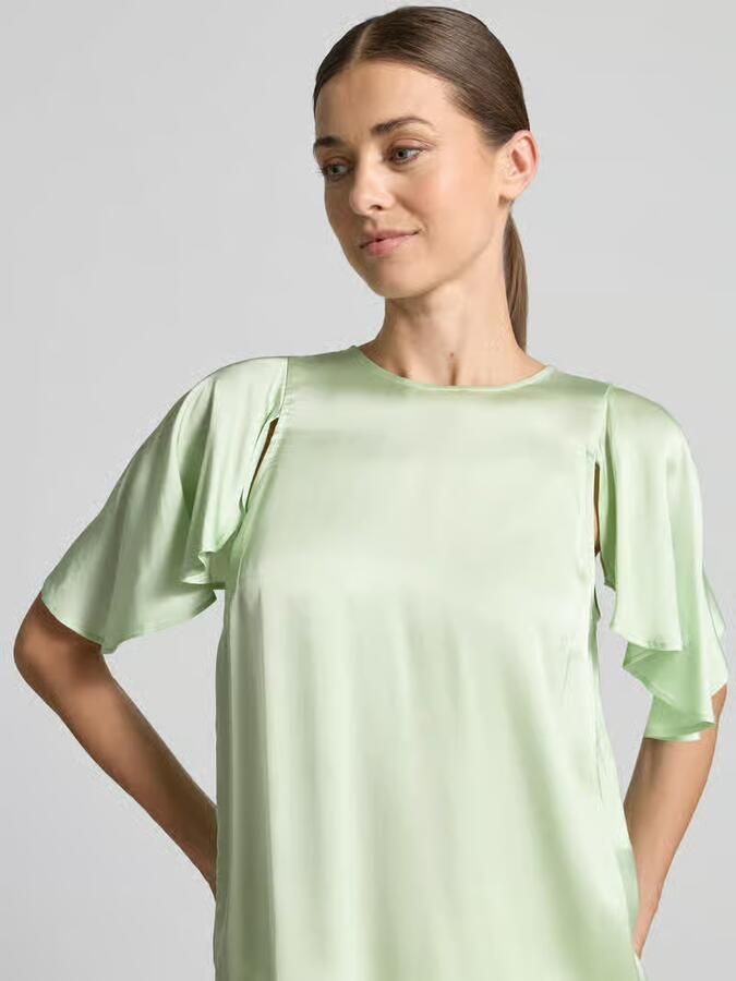 Boss Orange regular fit satijnen blouse met cut-outs model 'C_ILIZIA' - Foto 2