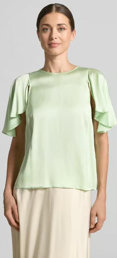 Boss Orange regular fit satijnen blouse met cut-outs model 'C_ILIZIA' - Foto 4