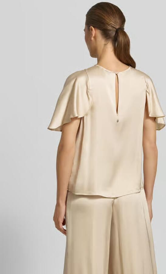 Boss Orange regular fit satijnen blouse met cut-outs model 'C_ILIZIA'