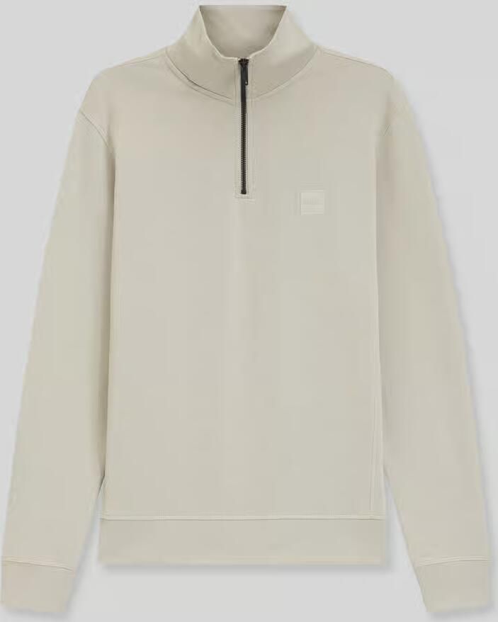 Boss Orange Sweatshirt Zetrust met een ritssluiting bij de kraag (1-delig) - Foto 4