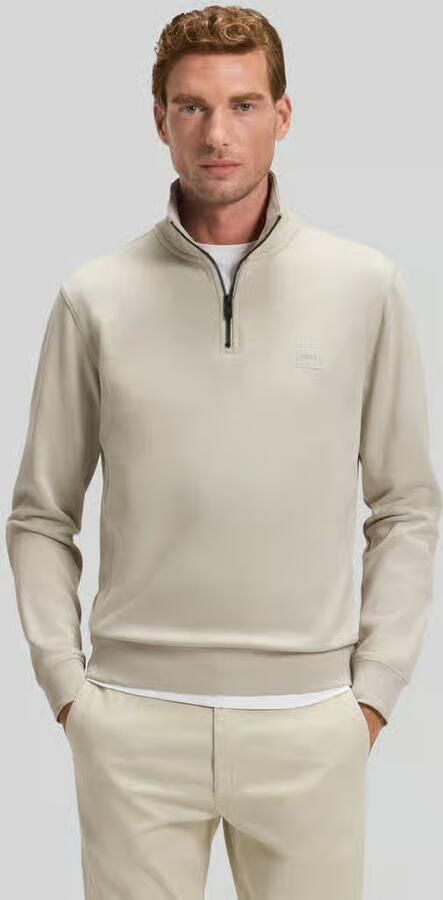 Boss Orange Sweatshirt Zetrust met een ritssluiting bij de kraag (1-delig) - Foto 6