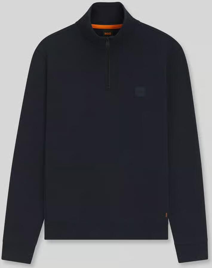 Boss Orange Sweatshirt Zetrust met een ritssluiting bij de kraag (1-delig)