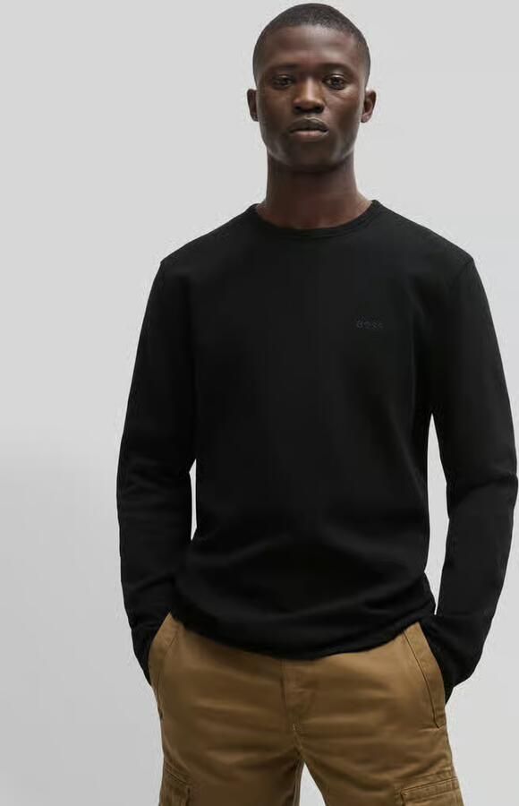 Boss Orange Regular fit shirt met lange mouwen en wafelstructuur model 'TEMPESTO' - Foto 14