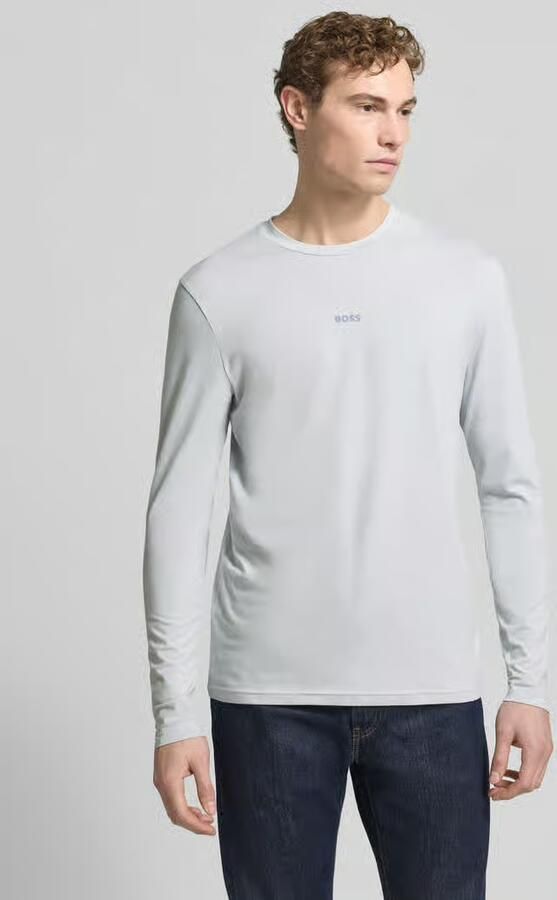 Boss Orange Regular fit shirt met lange mouwen van katoenmix model 'TCHARK' - Foto 2