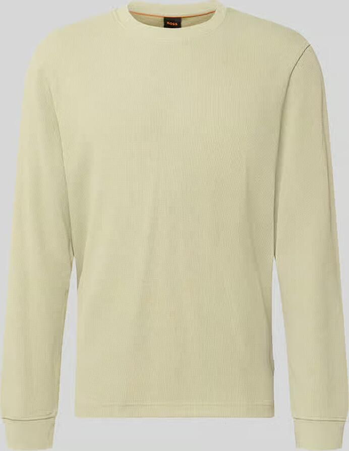 Boss Orange Regular fit shirt met lange mouwen van katoenmix model 'We_Tempest'