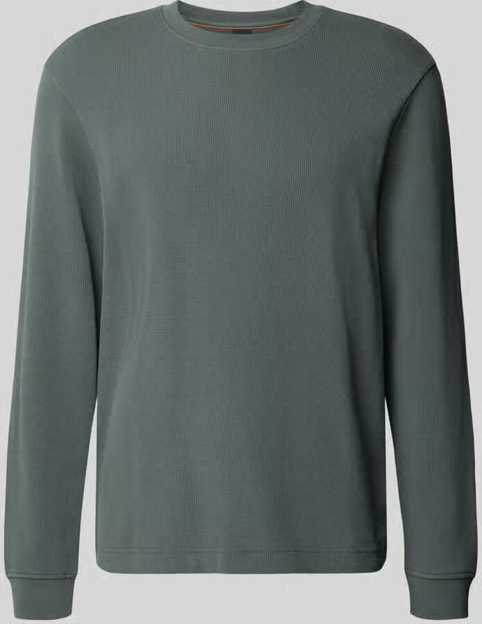 Boss Orange Regular fit shirt met lange mouwen van katoenmix model 'We_Tempest' - Foto 5