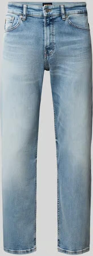Boss Orange Regular fit straight jeans van katoenmix model 'RE.MAINE BO'