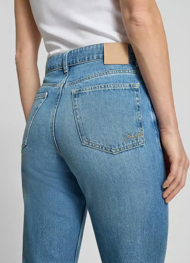 Boss Orange Regular fit straight jeans van puur katoen model 'ADA' - Foto 2
