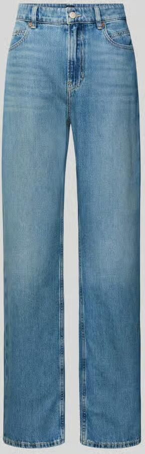 Boss Orange Regular fit straight jeans van puur katoen model 'ADA'