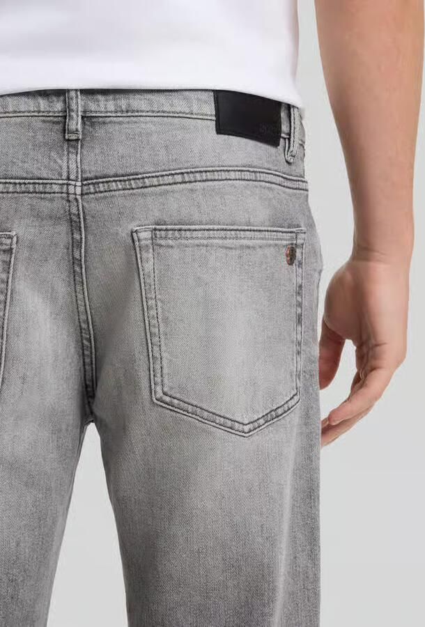 Boss Orange Regular fit straight leg jeans van katoenmix met lyocellgehalte model 'RE.MAINE-2-BO' - Foto 2