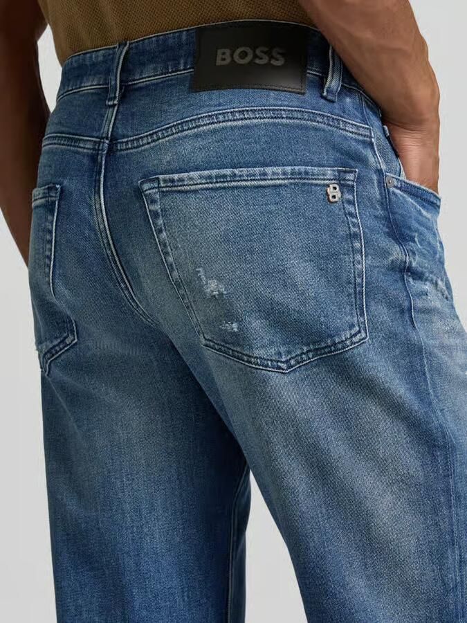 Boss Orange Regular fit straight leg jeans van katoenmix model 'RE.MAINE BO VISIBLE' - Foto 2