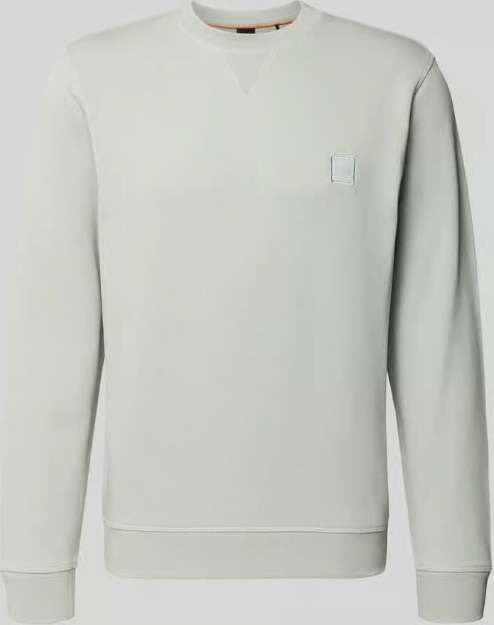 Boss Orange Regular fit sweatshirt van puur katoen model 'WESTART'