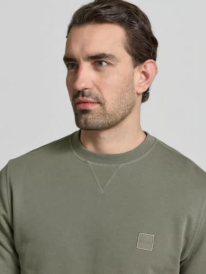 Boss Orange Regular fit sweatshirt van puur katoen model 'WESTART' - Foto 2