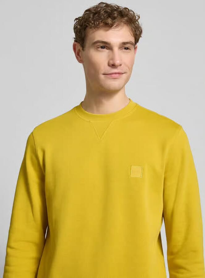 Boss Orange Regular fit sweatshirt van puur katoen model 'WESTART' - Foto 2